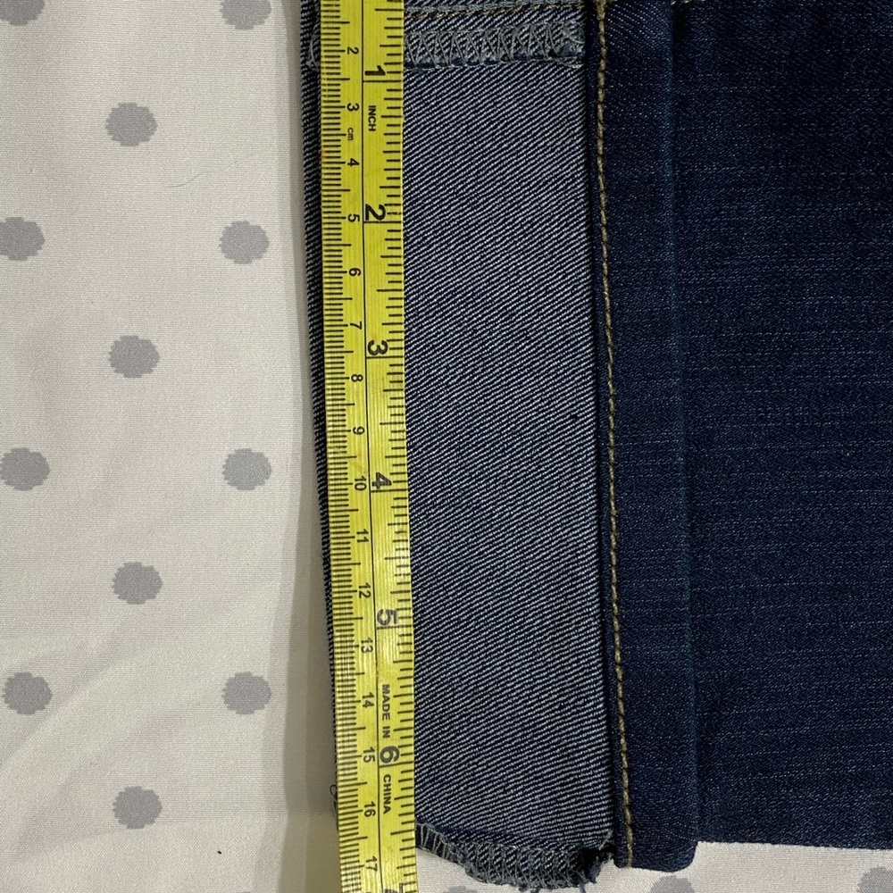 Style & Co‎ NWT Curvy Cuffed Capri ~4 Petite~ Dark Blue Wash Denim~ - Picture 13 of 16